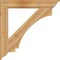 Ekena Millwork Imperial Traditional Rough Sawn Bracket, Western Red Cedar, 6"W x 46"D x 46"H BKT06X46X46IMP01RWR - alternate 4